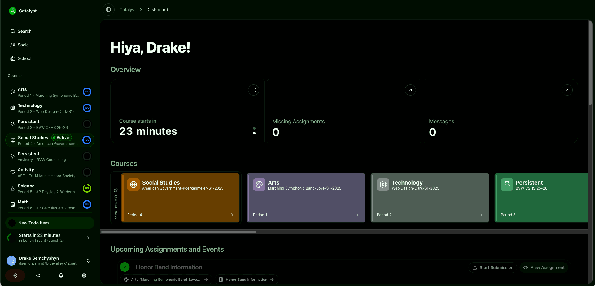 Catalyst Dashboard